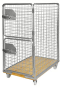 Rullcontainer träbotten